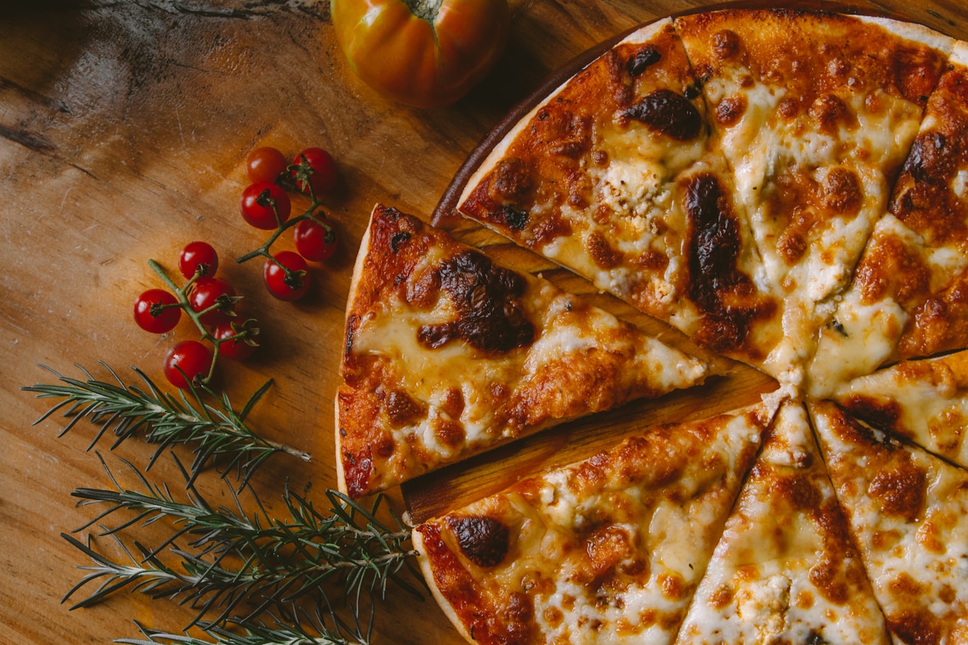 Pizza aus dem Ofen